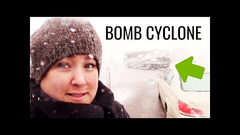 BOMB CYCLONE IN A RV! I survived 97 MPH winds in my Class C