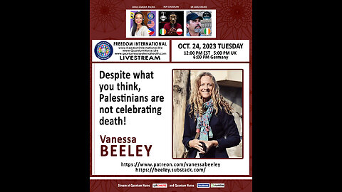 Vanessa Beeley Topic: Despite what you think, Palestinians are not celebrating death!