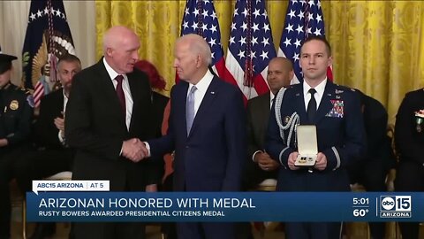 Rusty Bowers (R) honored with Presidential Citizens Medal
