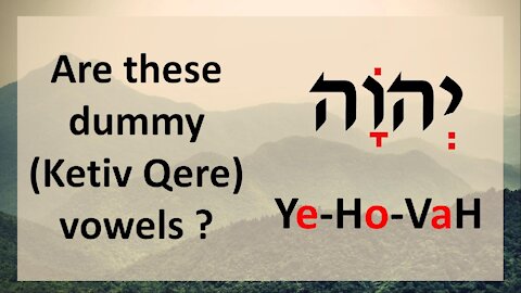 3. Was Ketiv-Qere applied to YHWH or not?