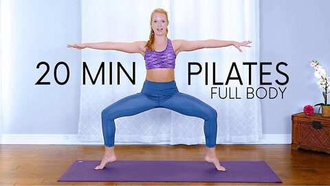 20 MIN Full Body Pilates Workout, Burn Fat & Build Muscle At Home 🔥