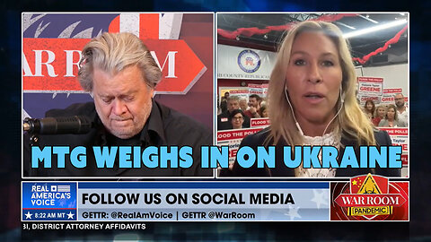MTG Weighs in On Ukraine