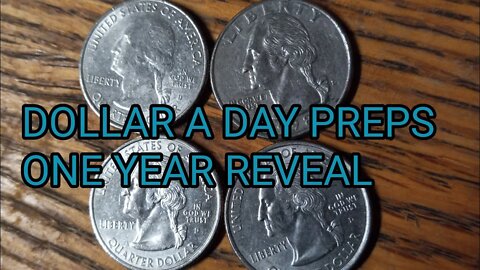 DOLLAR A DAY PREPS THE BIG REVEAL