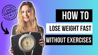 How to Lose Weight Fast Without Exercise l How To Lose Weight Fast without Workout.