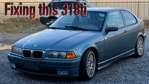 BMW 318ti E36 Episode 1: Fixing an exhaust leak and changing the oil.