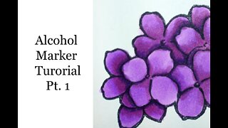 Alcohol Marker Tutorial, Part 1