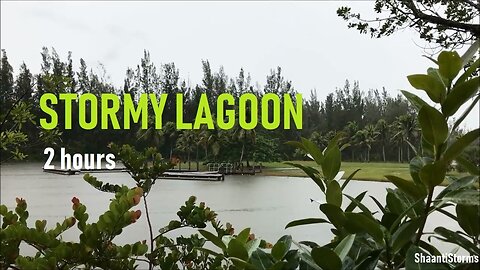 Cold Rainy Day At The Lagoon - Rain Sounds For Sleep