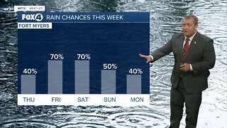 FORECAST: Rain chances expected to increase into the weekend