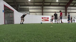 Cleveland Crunch hold soccer camp for kids with autism