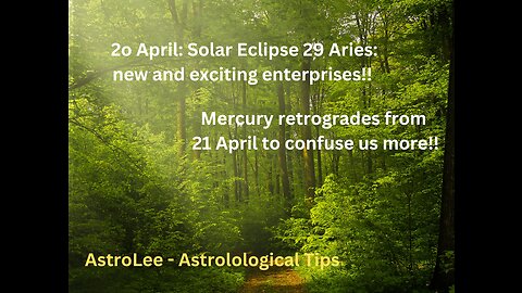 Astrology: Solar Eclipse 29 Aries Fires Up Our Engines on 20 April 2023. #astrology #solareclipse