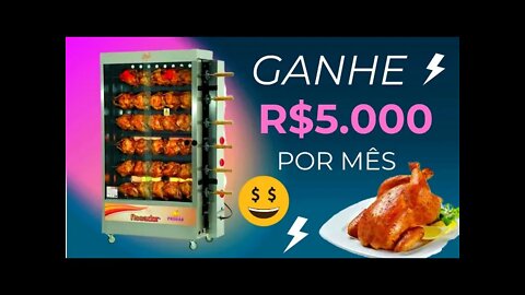 VENDER FRANGO ASSADO DÁ DINHEIRO? SAIBA TUDO | MÁQUINA DE ASSAR FRANGO