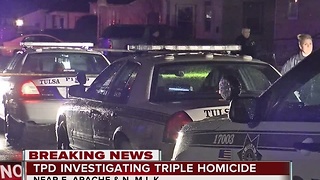 Tulsa Police investigate triple homicide in North Tulsa