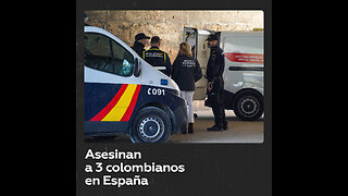 Matan en España a 3 colombianos supuestamente relacionados con el narcotráfico
