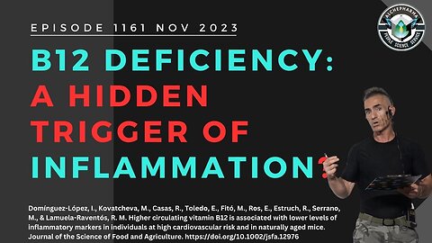B12 deficiency: a hidden trigger of inflammation? Ep. 1161 NOV 2023