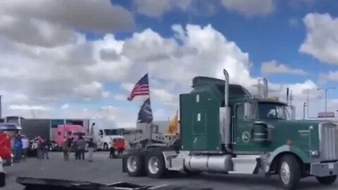 The People’s Convoy USA 2022 And The Freedom Convoy America The Beautiful God Shed His Grace On Thee