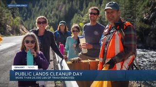 690 volunteers picked up 13 tons of trash