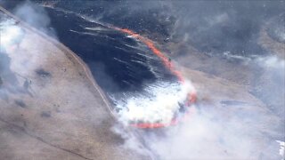 AirTracker7 captures just how fast strong winds whipped the NCAR Fire