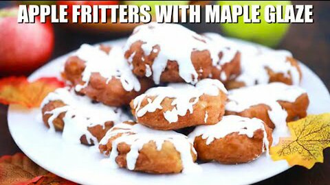 Apple Fritters with Maple Glaze Recipe - Sweet and Savory Meals