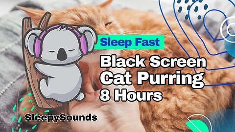 Cat Purring: Hear the calming sound of a cat purring for 8 hours.