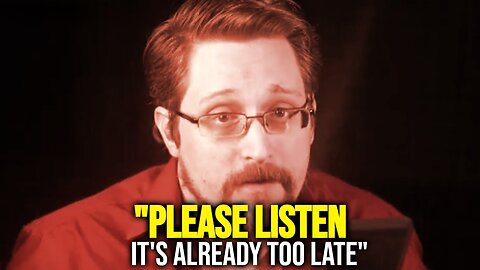 Edward Snowden Cries "It Will Be Mandatory Next Year"