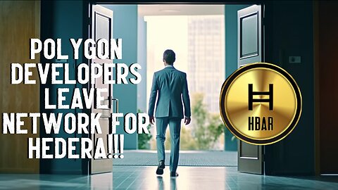 Polygon Developers Leave Network For Hedera!!!