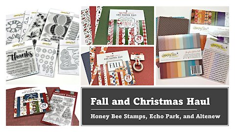 Fall and Christmas Haul | Honey Bee Stamps | Echo Park