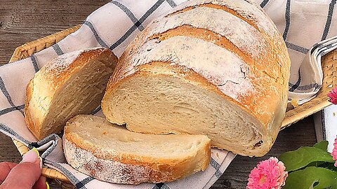 I don't buy bread anymore! The perfect quick new bread recipe in 5 minutes, easy and simple!