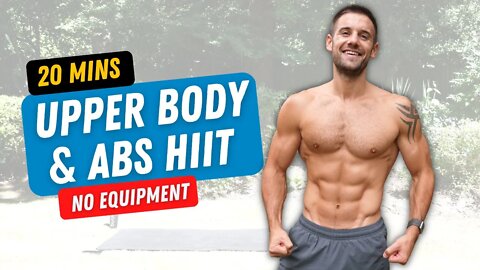 Upper body and abs hiit online workout