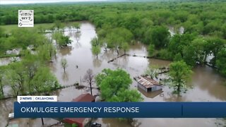 Okmulgee County hit by floodwaters