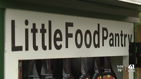 Tiffany Springs Senior Living residents continue feeding neighbors through 'Little Food Pantry'