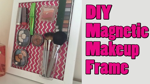 DIY Magnetic makeup frame