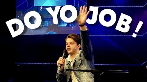 YOUTH PREACHING AT CHURCH! HAND IT OFF TO JESUS 💪