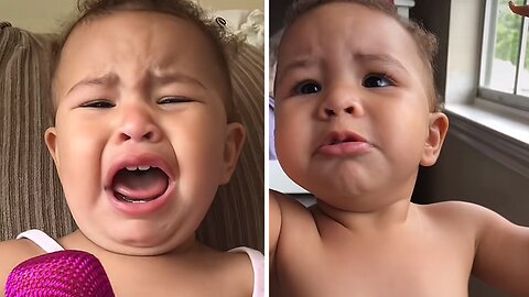 Sweet Baby Gets Emotional Hearing Mama Sing