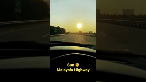 Sunny day | Skve Malaysia Highway | Sooriyan Kolitifying #shorts
