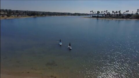 Blasian Babies DaDa Returns During De Anza Cove Low Tide Activities Raw 4K Skydio 2+ Drone, Part 1.