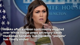 Sarah Sanders Shows up to White House with Pies, Press Immediately Send Her a Message