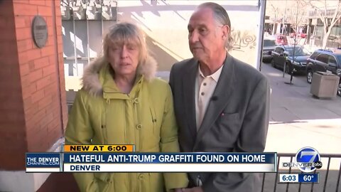 Anti Trump vandals target Denver home