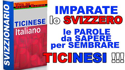 LO SLANG SVIZZERO...LA LINGUA ITALIANA PARLATA IN CANTON TICINO DOCUMENTARIO in Svizzera gli svizzeri parlano il dialetto del posto tra di loro oltre le lingue ufficiali svizzere,quindi a Lugano ticinese,a Zurigo zurighese,a Berna bernese etc