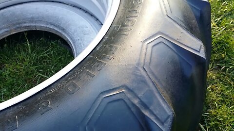 Painting Tractor Tires. Part 2