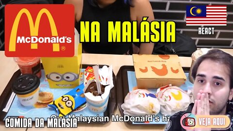 McDonald's na MALÁSIA: o que tem de DIFERENTE no CARDÁPIO? | Veja Aqui Reacts