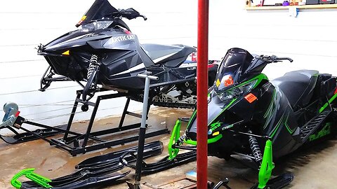 Ski Swap - C&A Pro XPT Performance Trail Skis on ZR5000 (F1100)