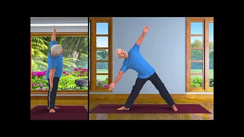Yoga with Modi- Trikonasana English