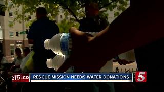 Nashville Rescue Mission Needs Bottle Water