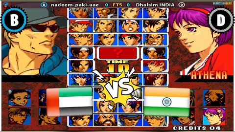 The King of Fighters '99 (nadeem-paki-uae Vs. Dhalsim INDIA) [United Arab Emirates Vs. India]