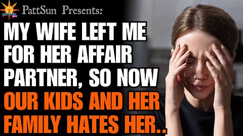 CHEATING WIFE left me for her affair partner. So now our kids and her family hates her #cheating