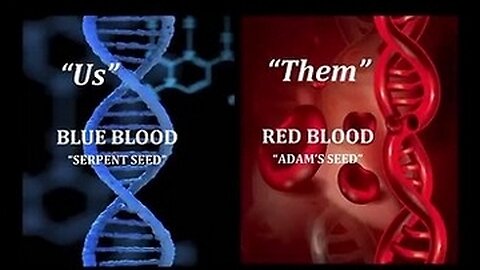 “Us & Them” Blue Bloods (Nephilim Serpent Race) & Red Blood (Adam) - Part 1 - BLACK EYE CLUB - SATANISM vs GOD