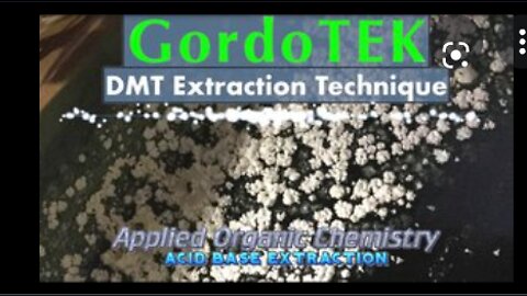 GordoTEK Organic Chemistry A_B Extraction (2020 spoken edition, BEST method DMT extraction)
