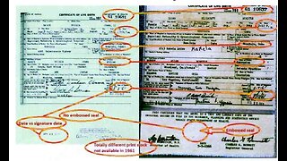 Sheriff Arpaio released information on Obamas Birth Certificate📜📎