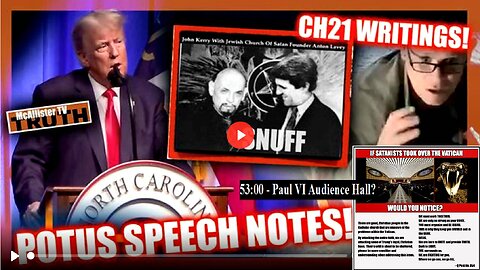 POTUS SPEECH! WOODWARD HOSPITAL HORROR! MEL GIBSON! JOHN KERRY SATANIST! CH21WRITINGS!