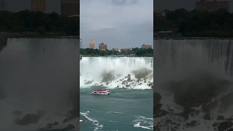 The power of Niagara Falls! #marriedcouplevlog #explorecanada #shorts #canada #canadacouple